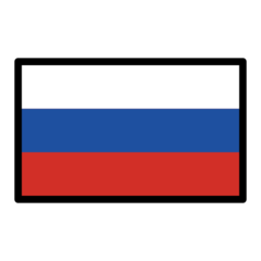 How Flag: Russia emoji looks on Openmoji.