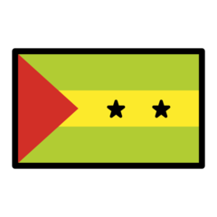 Bagaimana emoji Bendera: Sao Tome dan Principe kelihatan di Openmoji.