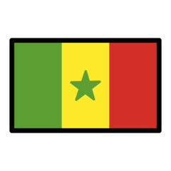 Come Bandiera: Senegal emoji appare su Openmoji.