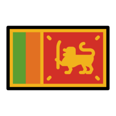 Hur Flagga: Sri Lanka emoji ser ut på Openmoji.