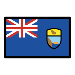 How Flag: St. Helena emoji looks on Openmoji.