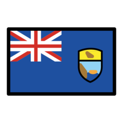 Come Bandiera: Tristan da Cunha emoji appare su Openmoji.