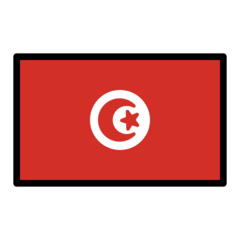 How Flag: Tunisia emoji looks on Openmoji.