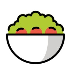 Hoe Groene salade emoji eruit ziet op Openmoji.