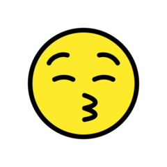 Bedeutung roten wangen kuss smiley mit ᐅ Emoji