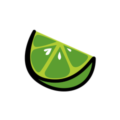 Bagaimana emoji Limau nipis kelihatan di Openmoji.