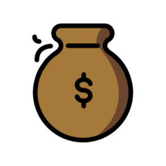 Money Bag Emoji coloring page | Free Printable Coloring Pages
