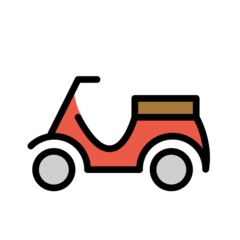 Wie Motorroller Emoji auf Openmoji aussieht.