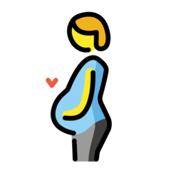 איך בהריון emoji נראה על Openmoji.