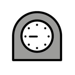 How Timer Clock emoji looks on Openmoji.