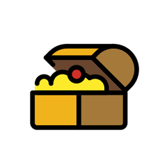 Come Forziere emoji appare su Openmoji.