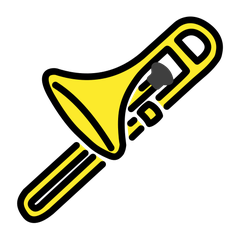 A quoi ressemblent les emoji Trombone à coulisse sur Openmoji.