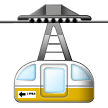 How Aerial Tramway emoji looks on Samsung.