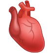 How Anatomical Heart emoji looks on Samsung.