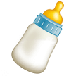 How Baby Bottle emoji looks on Samsung.