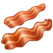 Hur Bacon emoji ser ut på Samsung.