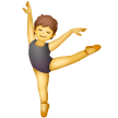 Come Persona che danza emoji appare su Samsung.