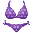 How Bikini emoji looks on Samsung.