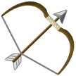 How Bow and Arrow emoji looks on Samsung.