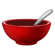 How Bowl with Spoon emoji looks on Samsung.