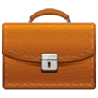 How Briefcase emoji looks on Samsung.