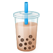 Wie Bubble Tea Emoji auf Samsung aussieht.