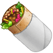 How Burrito emoji looks on Samsung.