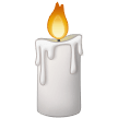 How Candle emoji looks on Samsung.