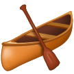 How Canoe emoji looks on Samsung.