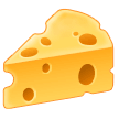 How Cheese Wedge emoji looks on Samsung.