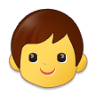 How Child emoji looks on Samsung.