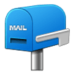 How Closed Mailbox with Lowered Flag emoji looks on Samsung.