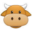 How Cow Face emoji looks on Samsung.