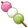 A quoi ressemblent les emoji Brochette de bonbons sur Samsung.