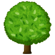 Come Albero deciduo emoji appare su Samsung.