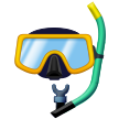 How Diving Mask emoji looks on Samsung.