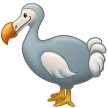 A quoi ressemblent les emoji Dodo sur Samsung.