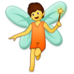 How Fairy emoji looks on Samsung.