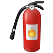 How Fire Extinguisher emoji looks on Samsung.