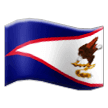 A quoi ressemblent les emoji Drapeau : Samoa américaines sur Samsung.