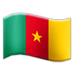 How Flag: Cameroon emoji looks on Samsung.