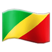 How Flag: Congo - Brazzaville emoji looks on Samsung.