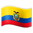 How Flag: Ecuador emoji looks on Samsung.