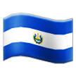 Como o emoji do Bandeira: El Salvador é exibido no Samsung.