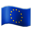 How Flag: European Union emoji looks on Samsung.