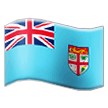 How Flag: Fiji emoji looks on Samsung.