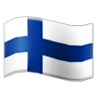 How Flag: Finland emoji looks on Samsung.