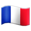 How Flag: France emoji looks on Samsung.