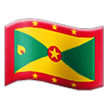 Hoe Vlag: Grenada emoji eruit ziet op Samsung.