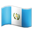 How Flag: Guatemala emoji looks on Samsung.